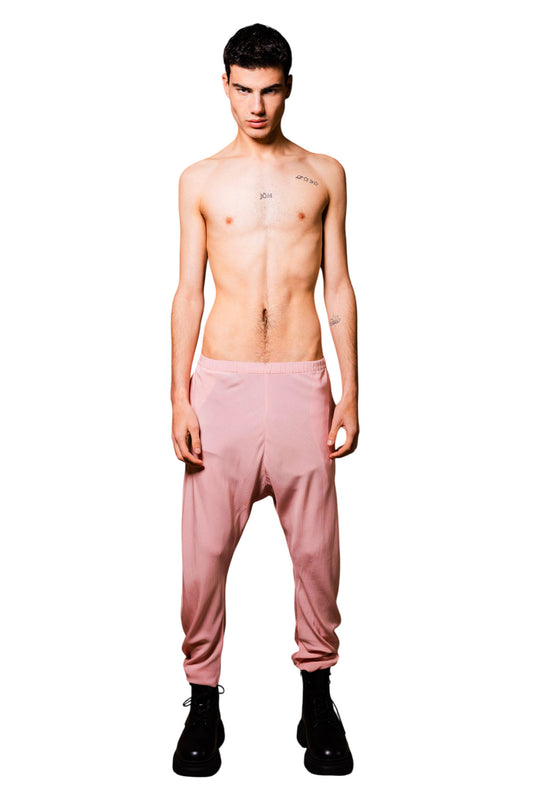 Low Rise Nefer Pants 2.0 in Pink Viscose