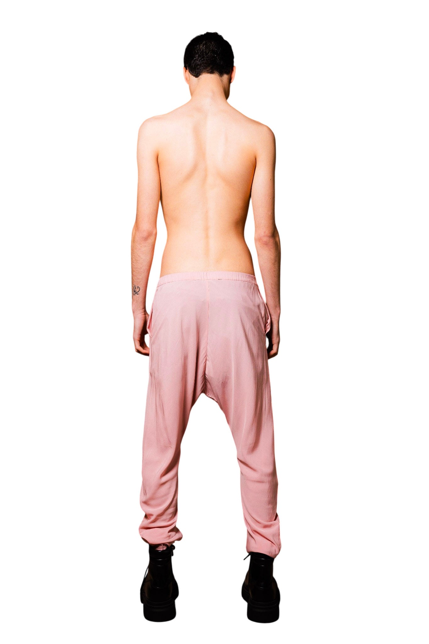 Low Rise Nefer Pants 2.0 in Pink Viscose