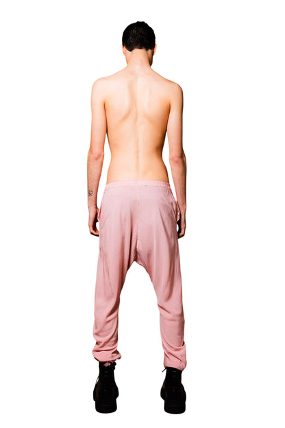 Low Rise Nefer Pants 2.0 in Pink Viscose