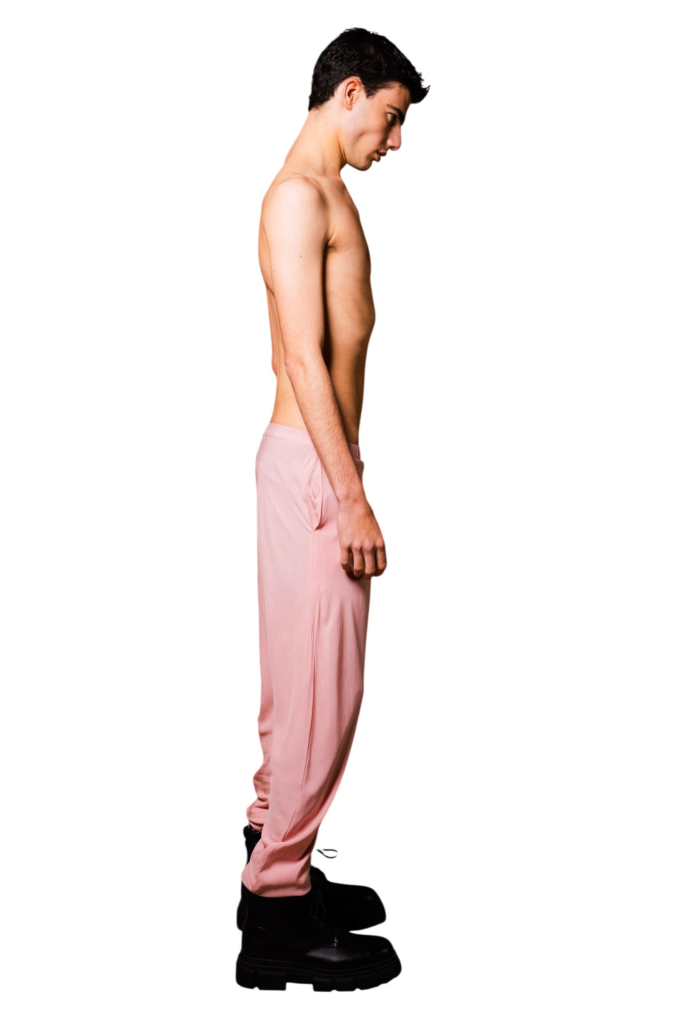 Low Rise Nefer Pants 2.0 in Pink Viscose