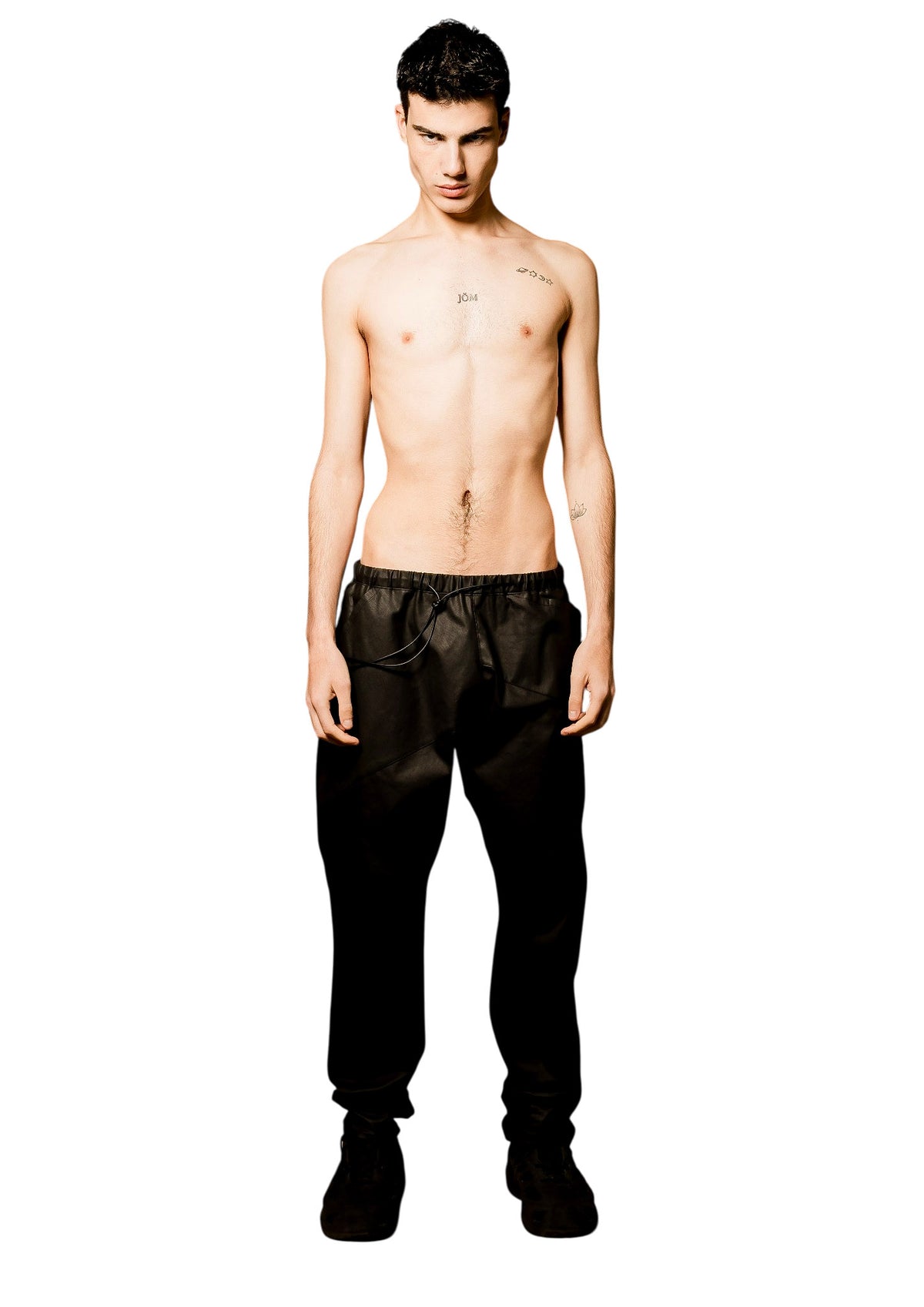 NEU Pants in Coated Denim Satin