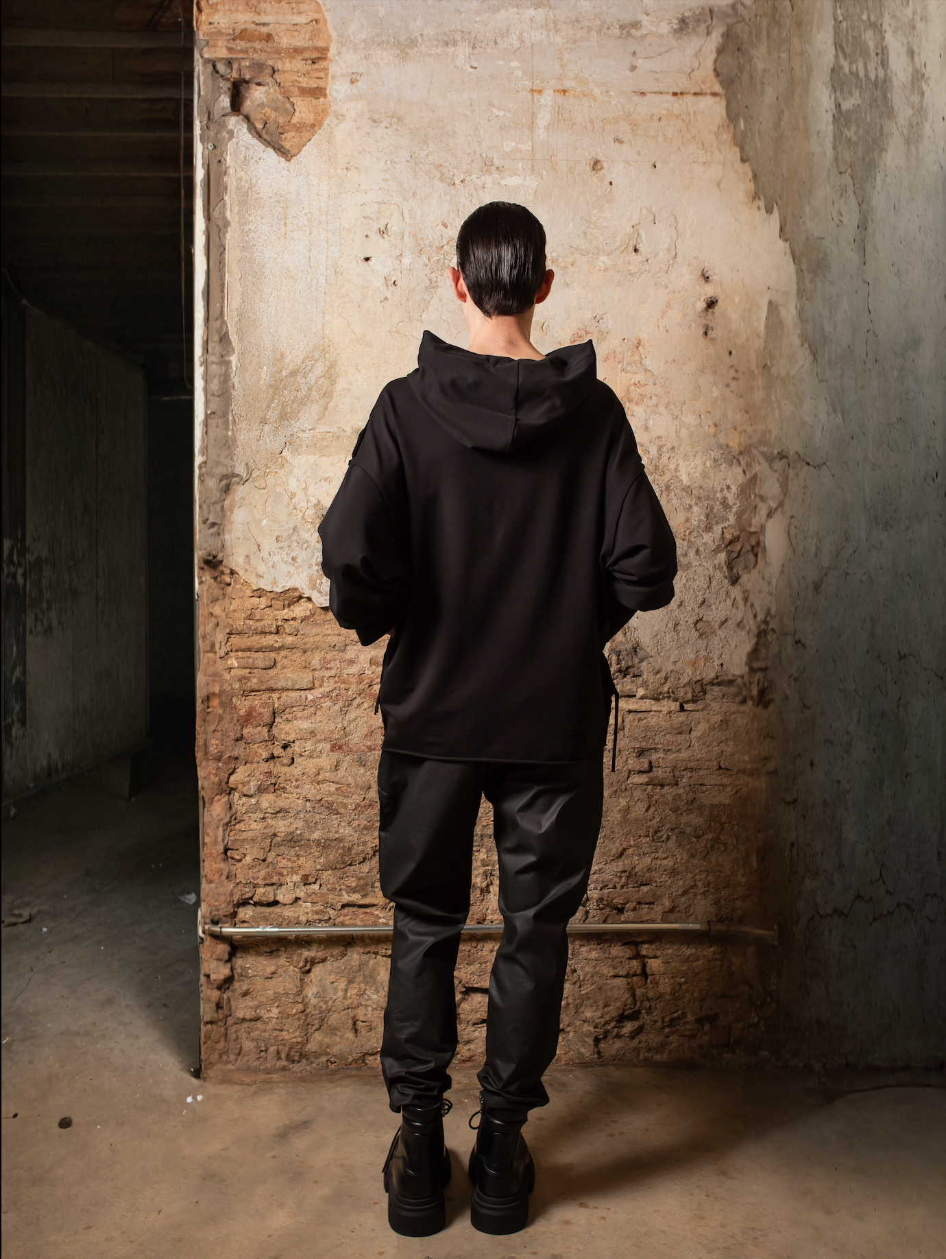 Oversized Unlined Fleece Hoodie Zhannaona - ZHANNAONA | Partes de arriba - View 5