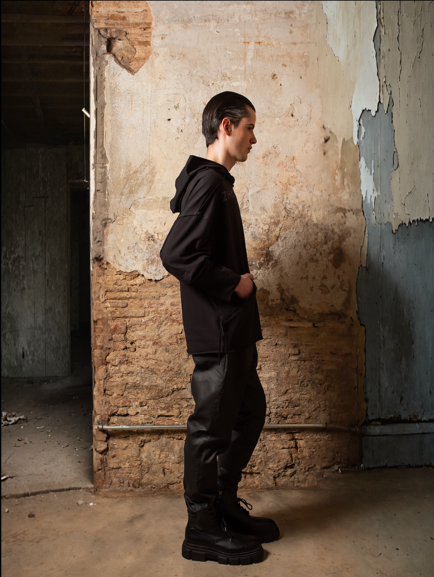 Oversized Unlined Fleece Hoodie Zhannaona - ZHANNAONA | Partes de arriba - View 6