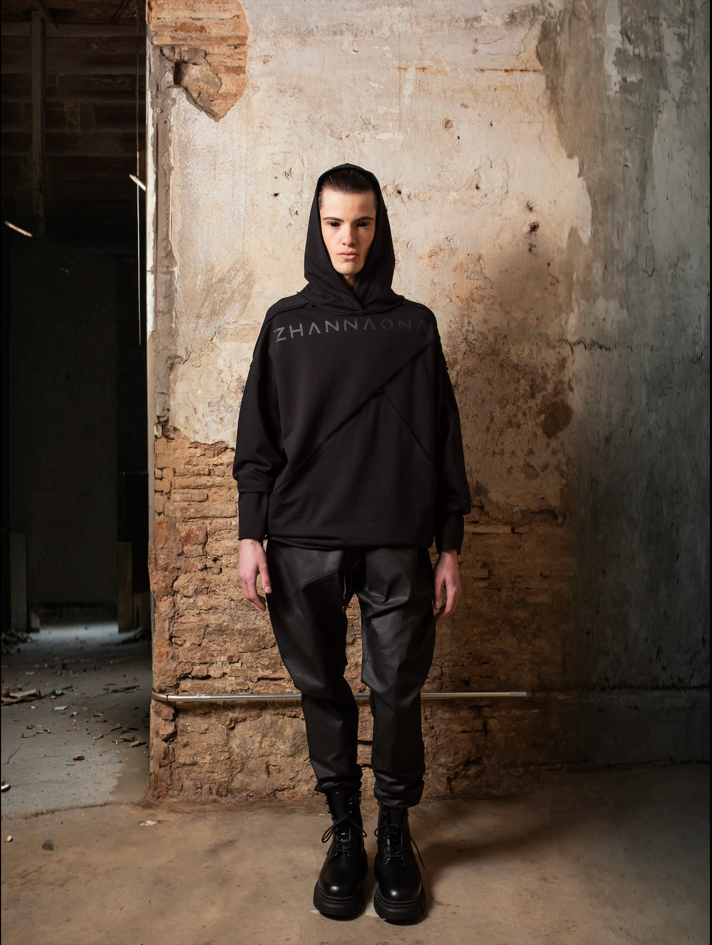 Oversized Unlined Fleece Hoodie Zhannaona - ZHANNAONA | Partes de arriba - View 8