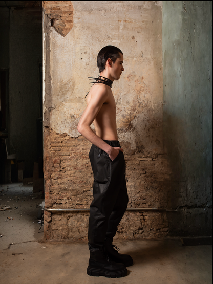 Satin Pants NEU 2.0 - ZHANNAONA | Pantalones - Back View