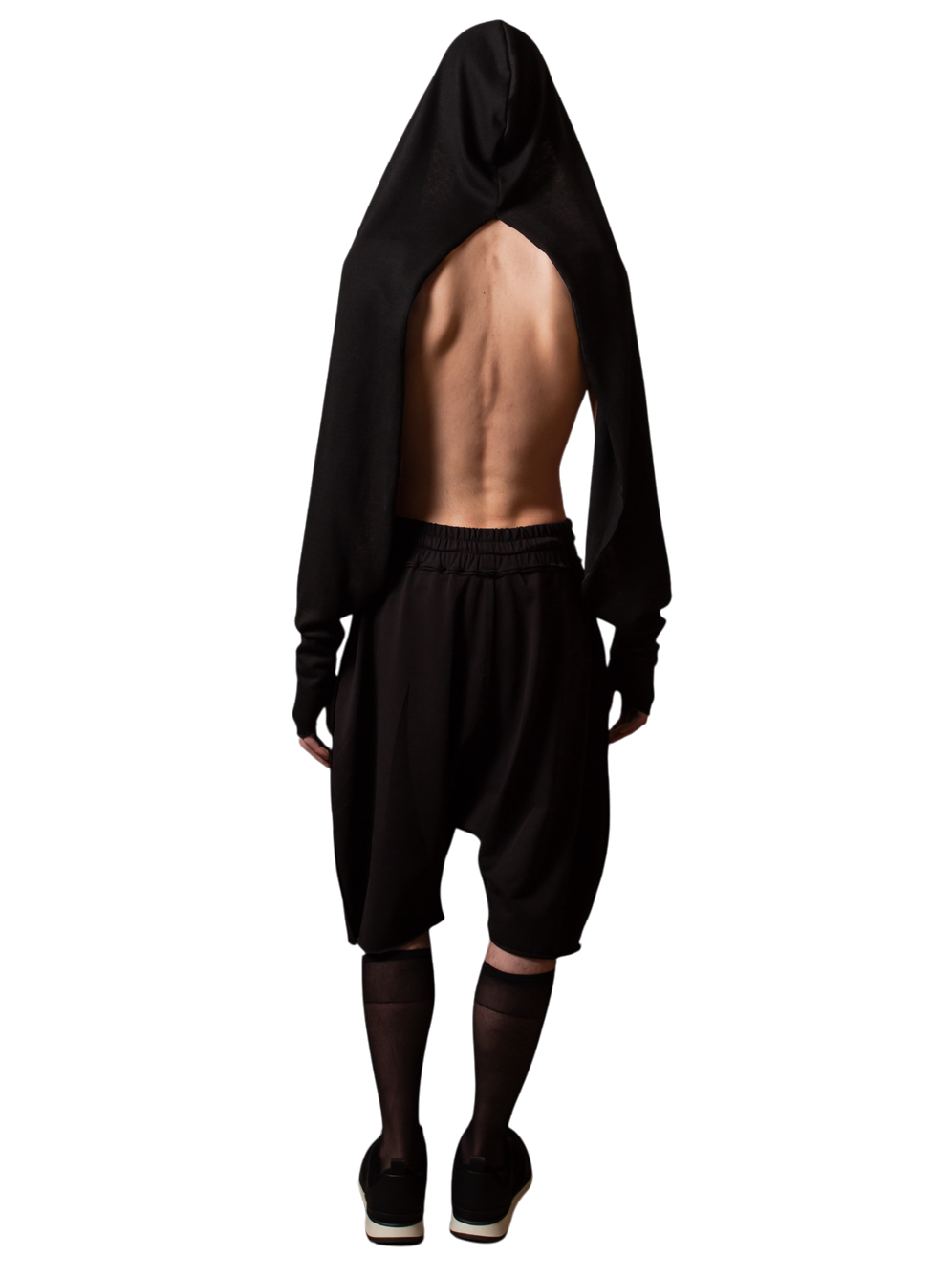 Short Sweat Pants in cotton brushed stitch