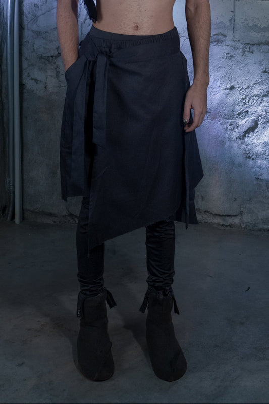 Temple Transformable Wrap Skirt in Cotton - ZHANNAONA | Faldas