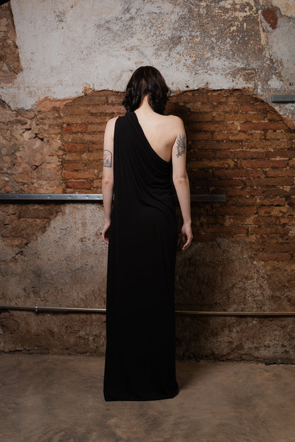 Tube Dress in Viscose - ZHANNAONA | Vestidos - Back View