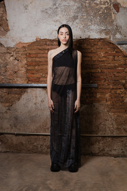 Tube Mesh Dress - ZHANNAONA | Vestidos