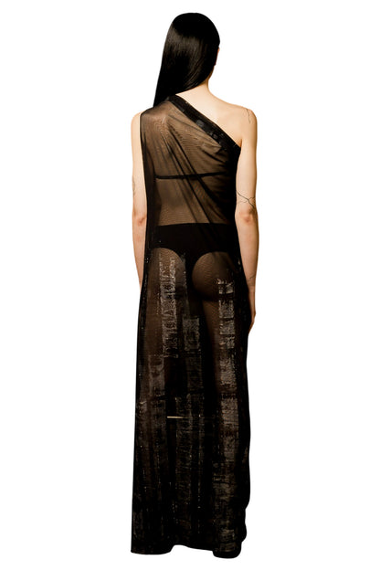 Tube Mesh Kleid  