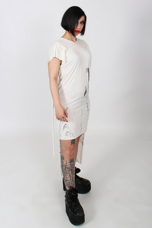 Transformable Zero Waste Drip Dress in Black - ZHANNAONA | Vestidos